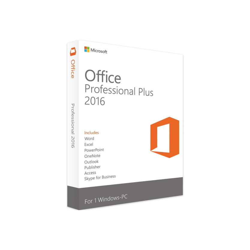 Microsoft Office 2016 Professional Plus dla 3 komputerów PC